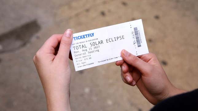 Image for article titled Officials Warn Consumers Of Counterfeit Tickets Ahead Of Solar Eclipse