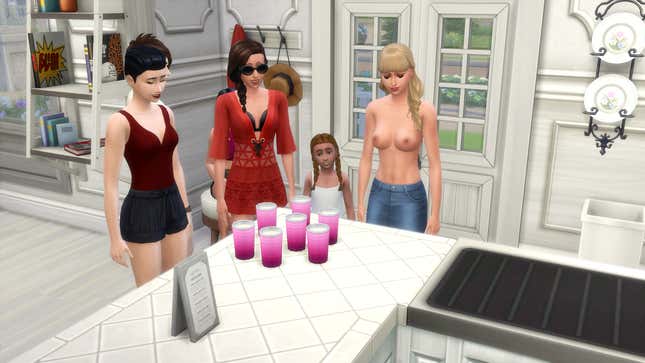 Image for article titled Life Got You Down? Load Up The Sims 4 And Open A Semen Café