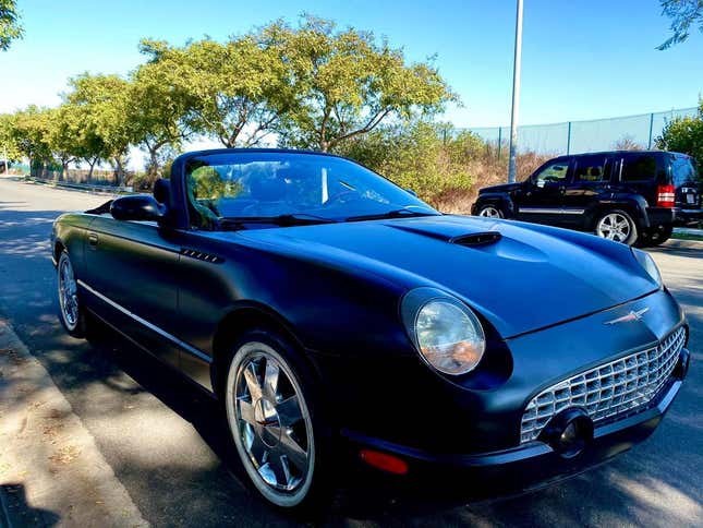 Image for article titled At $9,999, Could This Wrapped 2003 Ford Thunderbird Wrap Up A Buyer?