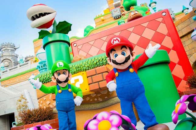 Imagen para el artículo titulado Super Nintendo World finalmente abrió sus puertas en Japón