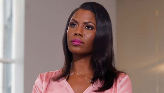 Image for article titled Omarosa Searches Through Tapes Of Everyone Else In White House Using N-Word For One Of Trump