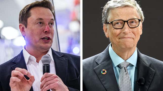 Imagen para el artículo titulado Bill Gates se compra su primer coche eléctrico y Elon Musk no está contento