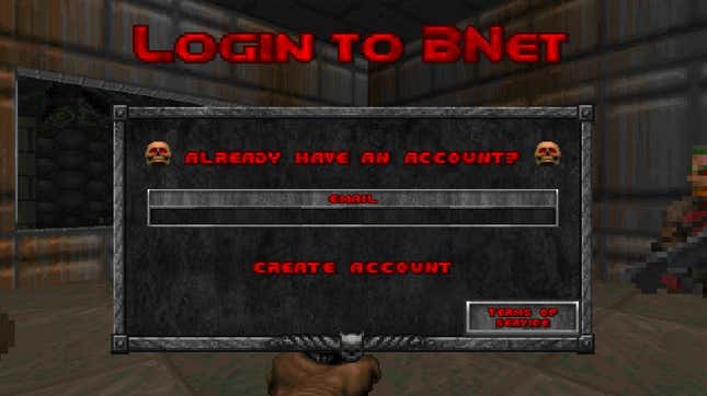 Image for article titled 1993’s Doom Requires A Bethesda Account To Play On Switch, Quickly Becomes An Internet Joke [Updated]