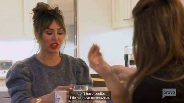 Image for article titled The Rich Republicans of Real Housewives of Orange County Think Covid-19 Is an Elaborate Joke
