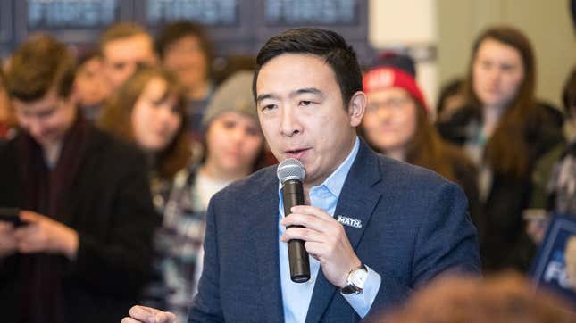 Image for article titled Goodbye to Andrew Yang