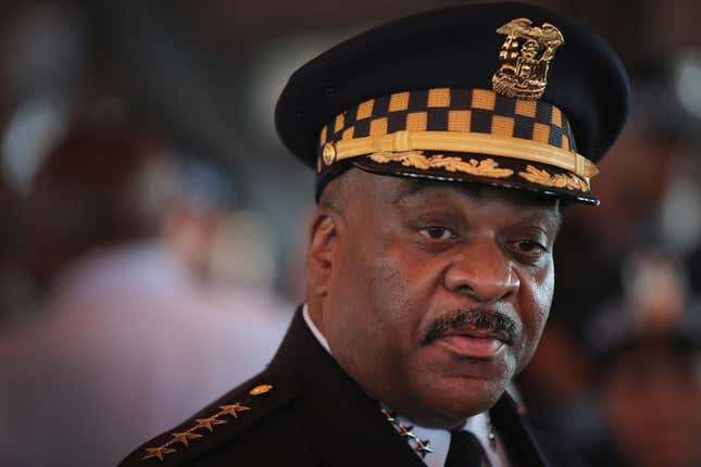 Chicago Police Superintendent Eddie Johnson. After much criticism that police have not been connecting the dots, the Chicago Police Department is going to be reviewing evidence that some fear points to a serial killer who has murdered some 50 women in the city, most of them black.