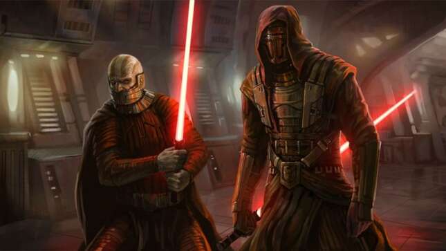 Una de las nuevas películas de <i>Star Wars</i> estaría basada en el mítico juego <i>Knights of the Old Republic</i>