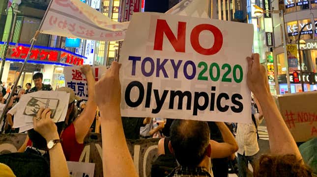 Image for article titled The Olympics Are Coming To Tokyo, And So Is The Movement To Kill The Games Forever