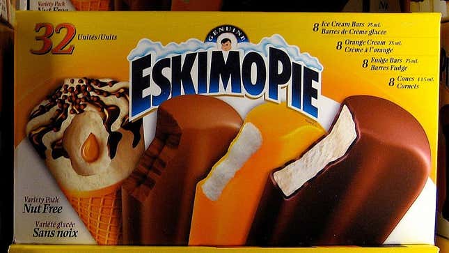 A box of Eskimo Pie ice cream treats