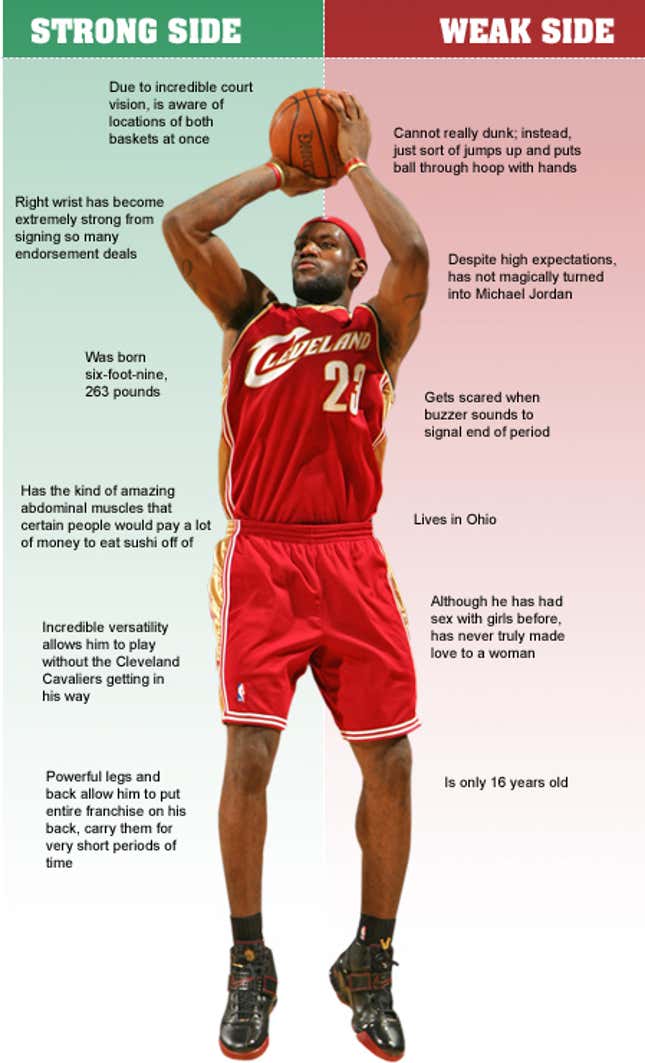 Image for article titled LeBron James