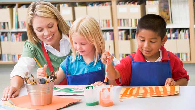 Image for article titled Department Of Education Hires Art Teacher To Spread Evenly Across All U.S. Public Schools