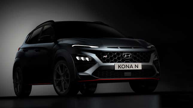 Image for article titled Hyundai Kona N Official Renders Reveal A Bigger Veloster N For The Whole Family