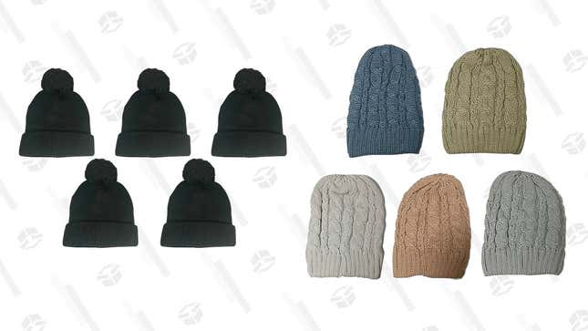 Knit Caps (5-Pack) | $15 | SideDeal
