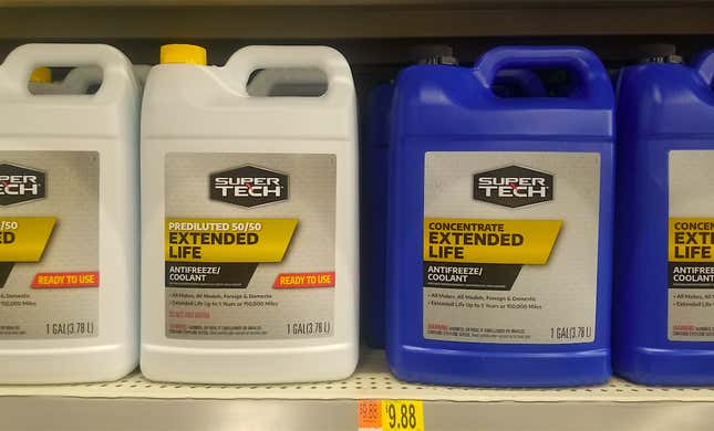 Image for article titled You Should Feel Guilty Buying Prediluted 50/50 Antifreeze