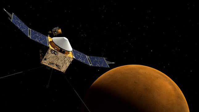 Image for article titled Mars Maven Begins Mission To Take Thousands Of High-Resolution Desktop Backgrounds