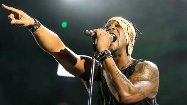 D’Angelo performs during FYF Fest on Sunday, Aug. 23, 2015.