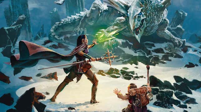 The cover of the Dungeons &amp; Dragons Essentials Kit.