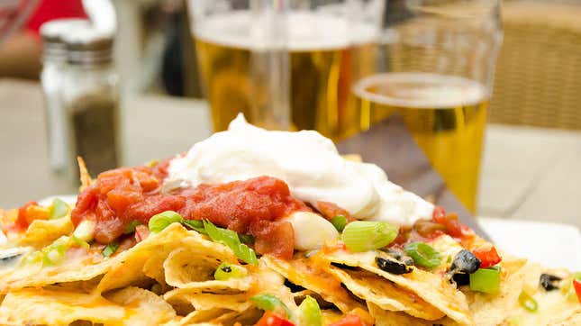 Nachos and beer