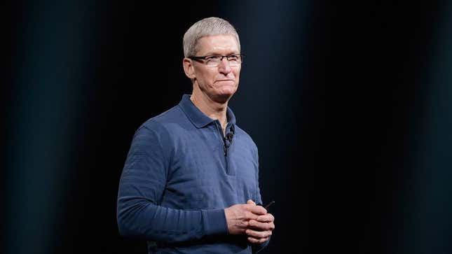 The ineffectual, idea-free man, whom Apple unveiled on stage today.