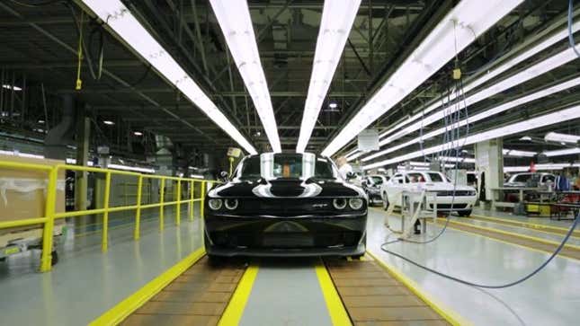 Watch How A Hunk Of Metal Becomes A Dodge Challenger Hellcat