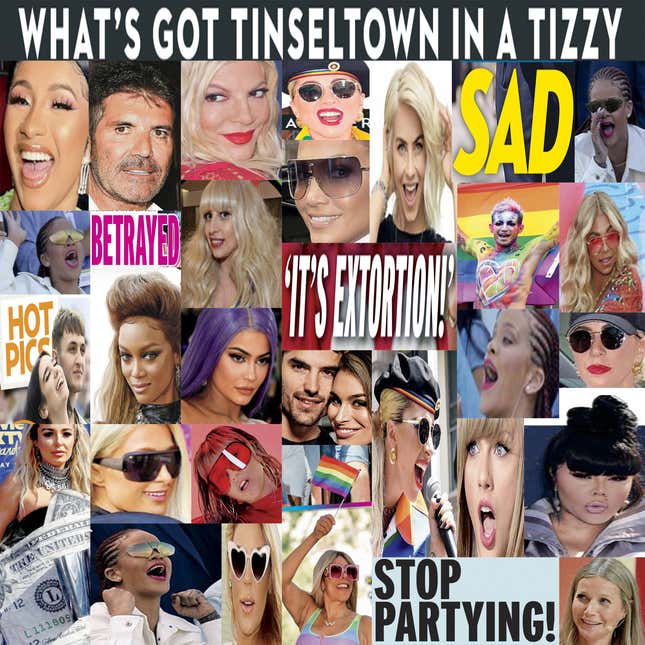 Image for article titled This Week In Tabloids: Taylor Swift's Battle Against Scooter Braun's Army of Pop Stars Continues