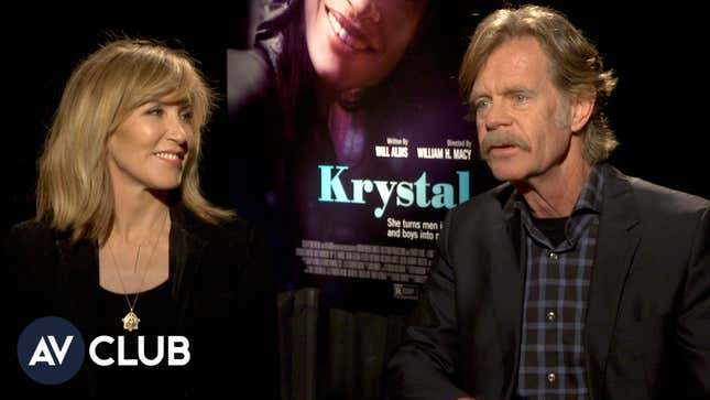 William H. Macy and Felicity Huffman on falling in love at first sight and their new film, <i>Krystal</i>