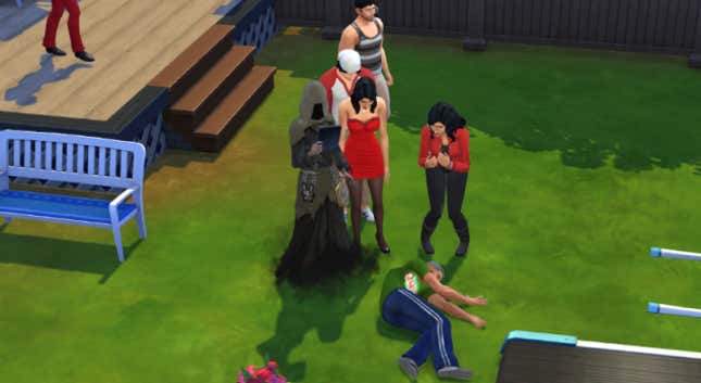 Obrázok pre článok s názvom My Quest to zviesť Grim Reaper v Sims 4