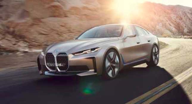 Imagen para el artículo titulado BMW Concept i4: un vistazo al arma secreta de BMW contra Tesla