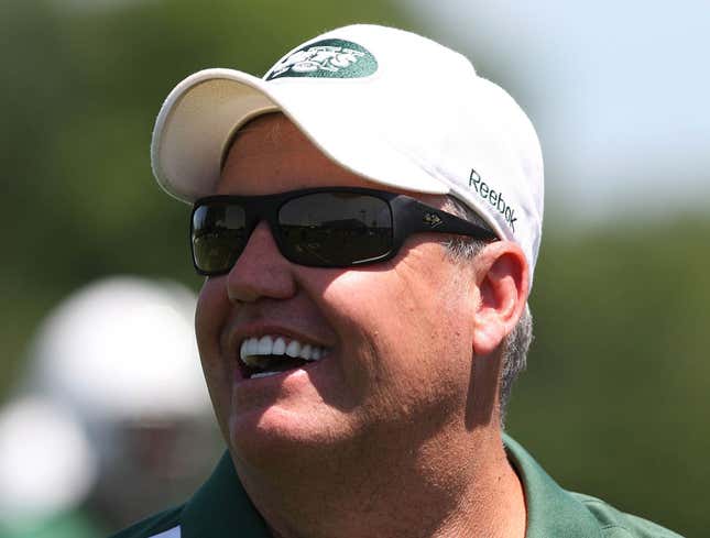 Image for article titled Rex Ryan’s Mouth Officially Opened For 2012 Season