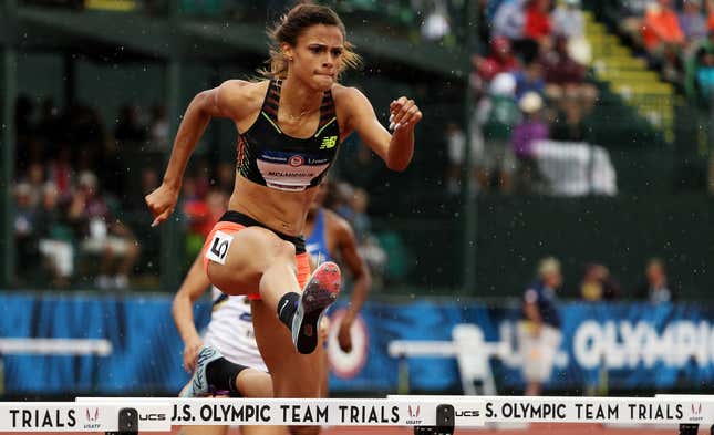 Sidney McLaughlin is just 16-years-old. (Photo credit: Patrick Smith/Getty)