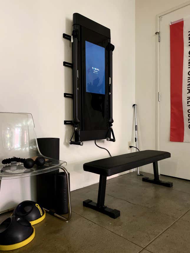 Tonal is unobtrusive—it’s the perfect machine for small homes (and giant budgets).