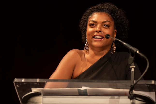 Taraji P. Henson attends the Boris Lawrence Henson Foundation Inaugural “Can We Talk?” Benefit Dinner at the Newseum on June 7, 2019, in Washington, D.C.