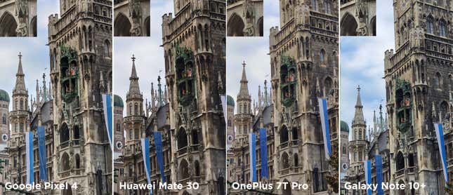Imagen para el artículo titulado 11 cosas que aprendí tras sacar mil fotos con el Pixel 4, el Huawei Mate 30, el Galaxy Note10+ y el OnePlus 7T Pro