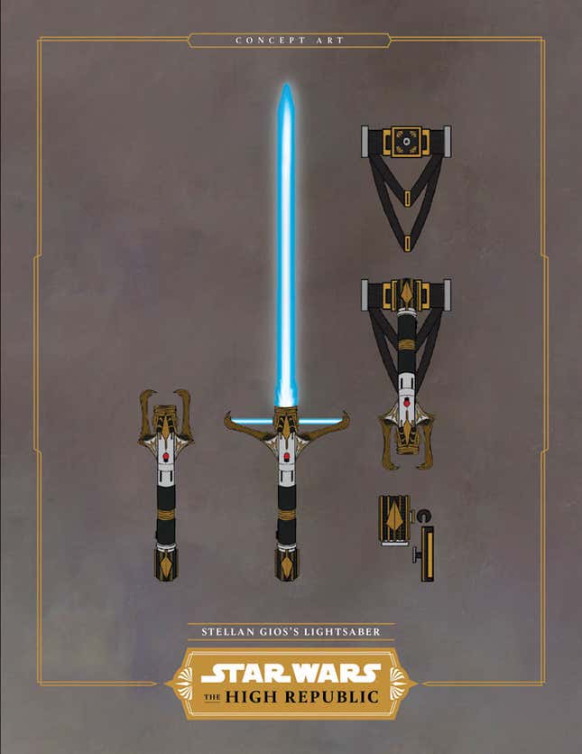 Stellan Gios’ lightsaber.
