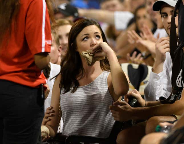 Dodgers' Cody Bellinger hits young woman with foul ball, she's