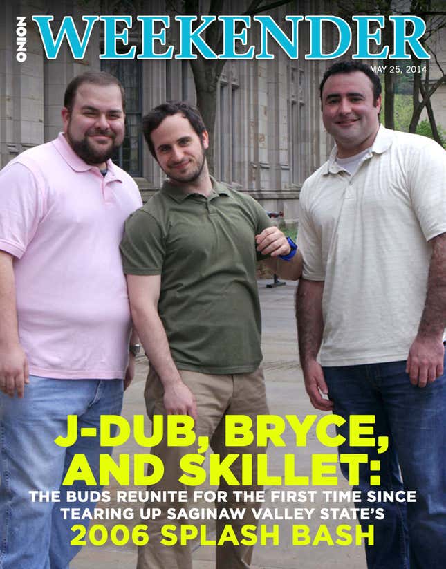 Image for article titled J-Dub, Bryce, And Skillet: The Buds Reunite For The First Time Since Tearing Up Saginaw State’s 2006 Splash Bash