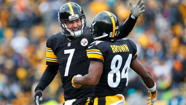 Image for article titled Antonio Brown Tells Ben Roethlisberger To &quot;Shut Up Already&quot; About Their Non-Existent Friendship