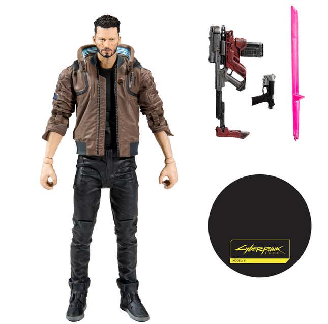 Image for article titled Cyberpunk 2077’s Keanu Action Figure Is Mildly Breathtaking