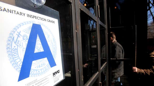 Image for article titled How Restaurants’ Health Inspection Grades Are Calculated