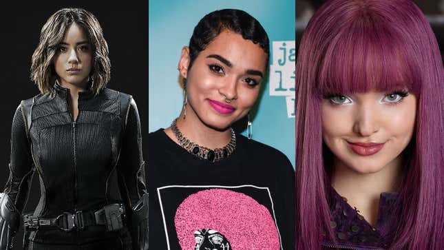 Your new Powerpuff Girls: Chloe Bennet, Yana Perrault, and Dove Cameron.