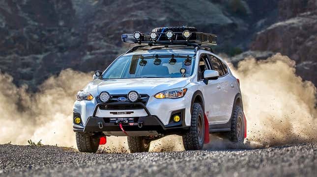 Image for article titled They're Selling Winch Mounts For Subarus Now