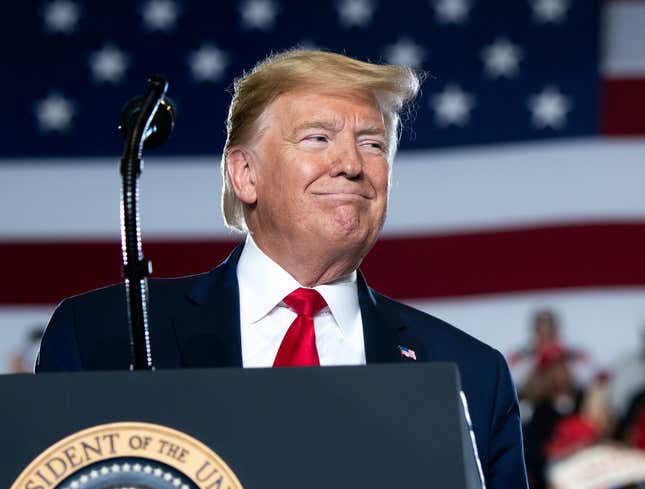 Image for article titled Trump Claims Responsibility For Longest Black History Month In 4 Years