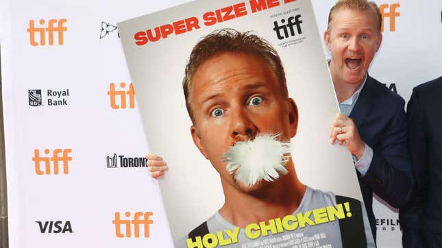 Image for article titled Morgan Spurlock super sizes new movie into chicken restaurant