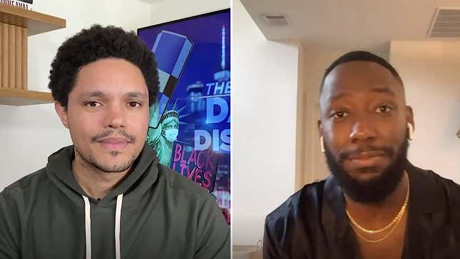 Lamorne Morris tells Trevor Noah being Black means getting <i>Woke</i>, ready or not