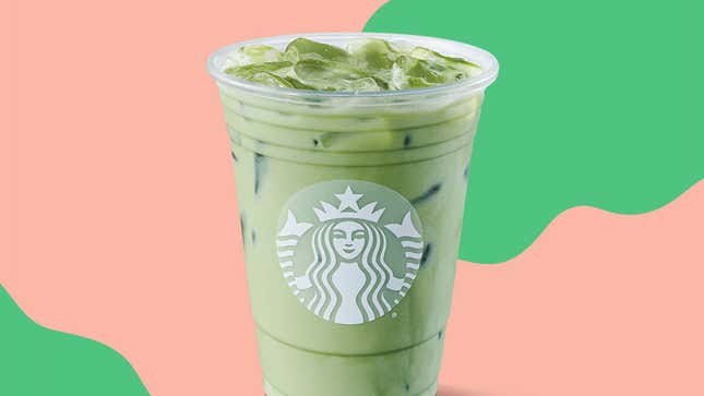 Starbucks Iced Pineapple Matcha Drink