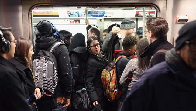 Image for article titled MTA Reminds New Yorkers They Can Fucking Walk