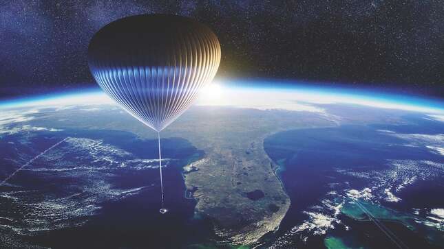 Por un precio de unos 125.000 dólares podremos viajar casi hasta el espacio a bordo de un globo.