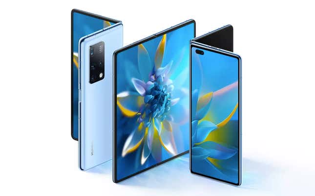 Imagen para el artículo titulado El nuevo Huawei Mate X2 ya está aquí: un smartphone plegable de doble pantalla al estilo Galaxy