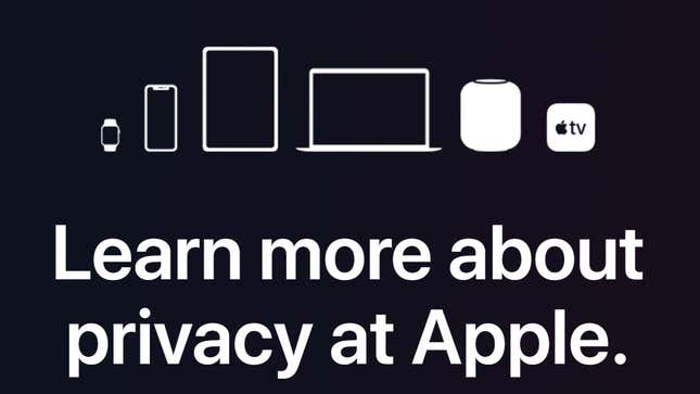 Image for article titled Check Out Apple&#39;s Updated Privacy Site ASAP
