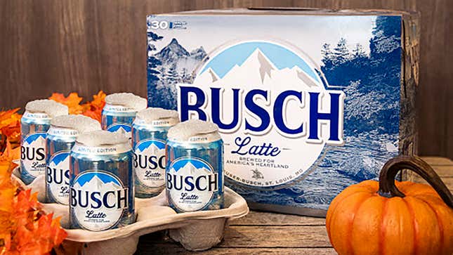 Image for article titled Busch “Latte” literally sings the praises of morning beer